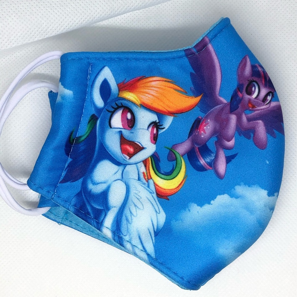 kids face mask my little pony girls 9-12yrs